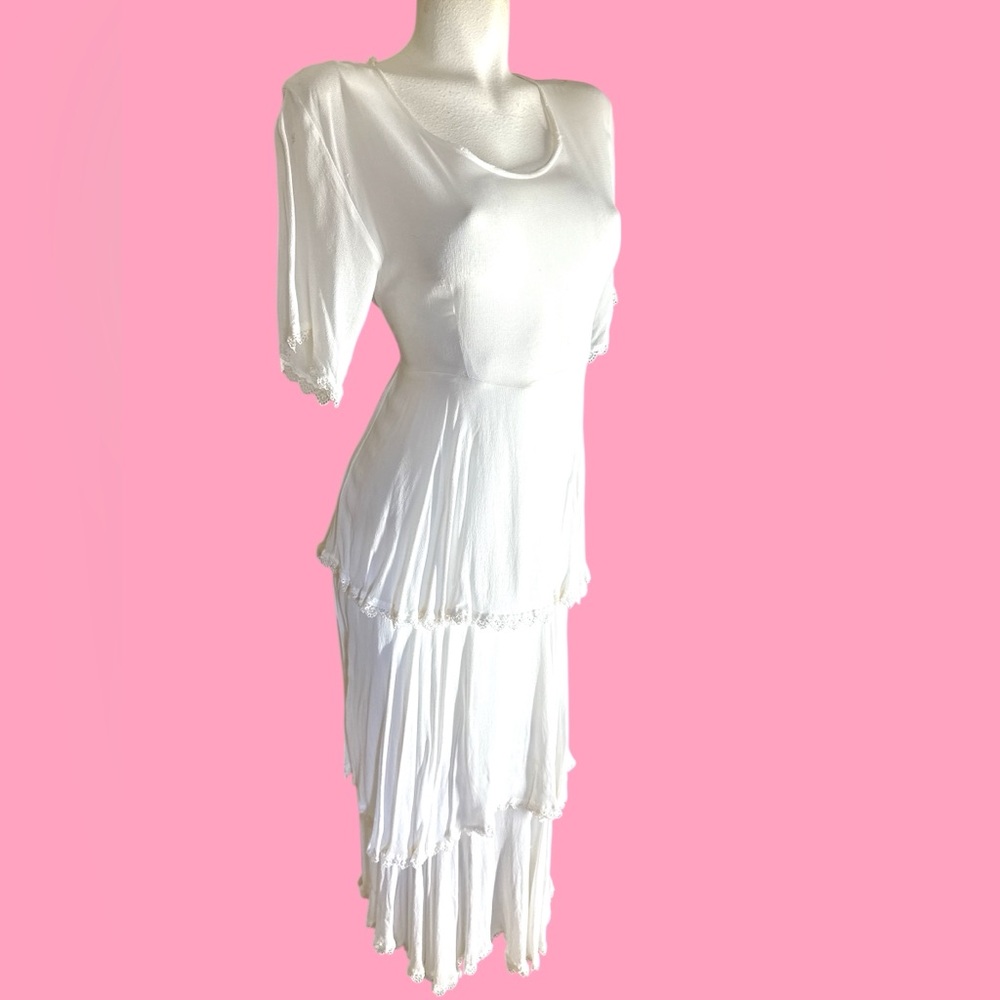 VINTAGE Pamela Brown Collection White DRESS